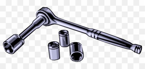 Socket Wrench Ratchet - Clipart png