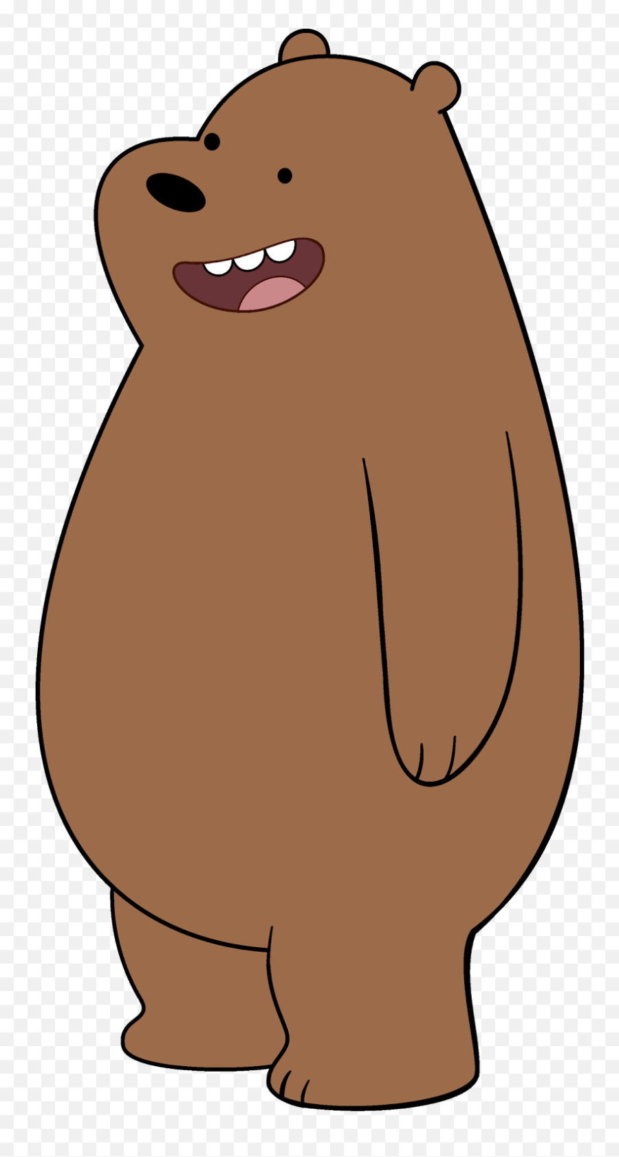Grizz From We Bare Bears Png Cartoon Bear