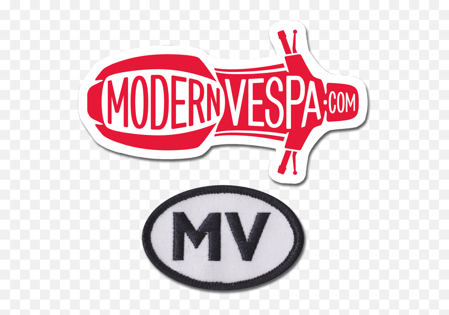 New Logo Stickers Are - Modern Vespa Png,Vespa Logo