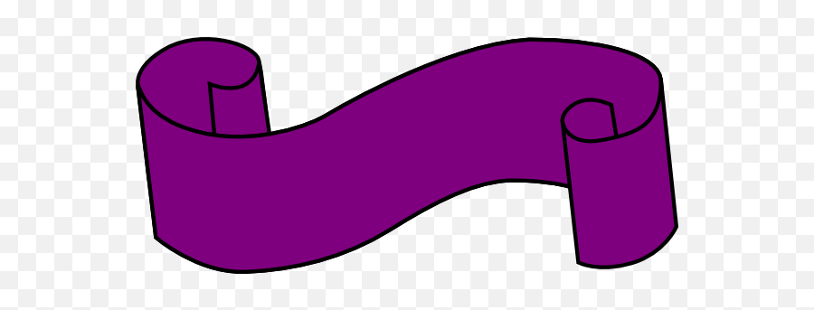 Clipart Purple Banner Png - Purple Ribbon Banner Clipart,Purple Banner Png