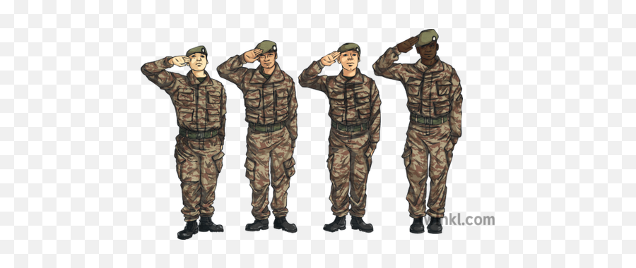 Soldiers Salute Illustration - Twinkl Transparent Soldiers Png,Salute Png