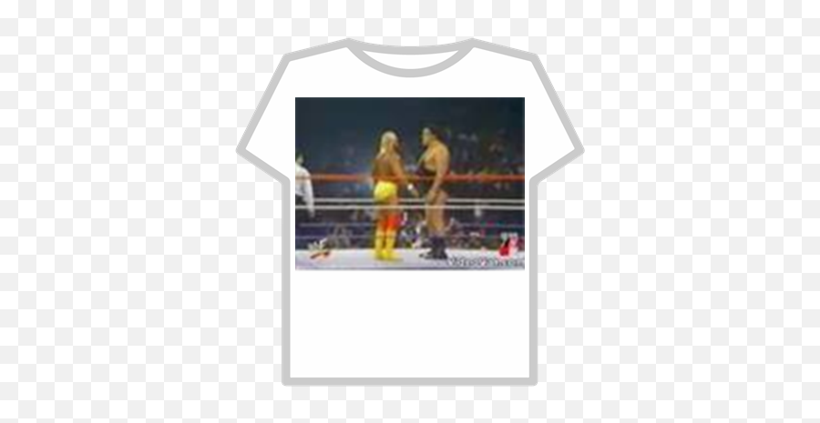 Hulk Hogan Vs Andre The Giant T - Shirt Roblox Hogan Vs Andre The Giant Png,Hulk Hogan Transparent