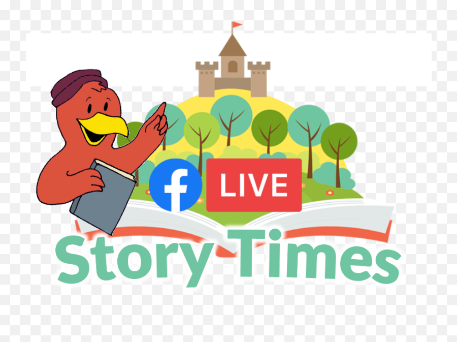 Fb Live - Storytime With Cal And Newbery Lackawanna County Story Time Logo Png,Fb Live Logo