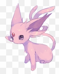 Espeon Drawn - Mythical Creature png