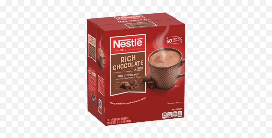 Rich Chocolate Hot Cocoa Mix Bulk Case - Nestle Dark Chocolate Hot Cocoa Png,Hot Chocolate Transparent