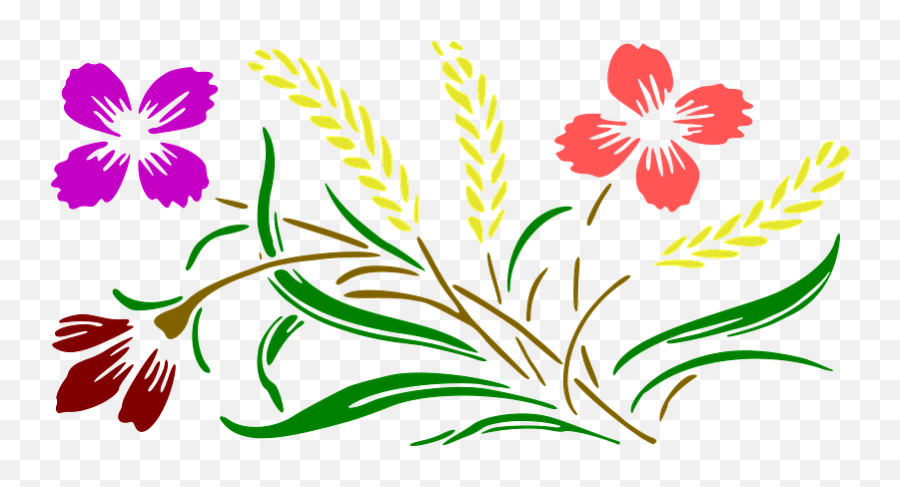 Floral Design Clipart Free Download Transparent Png - Clipart Design Of Flowers,Transparent Floral Pattern