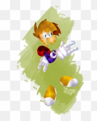 Rayman Fanart - Rayman By Springelodeluxe Fur Affinity Angel Png,Rayman Png