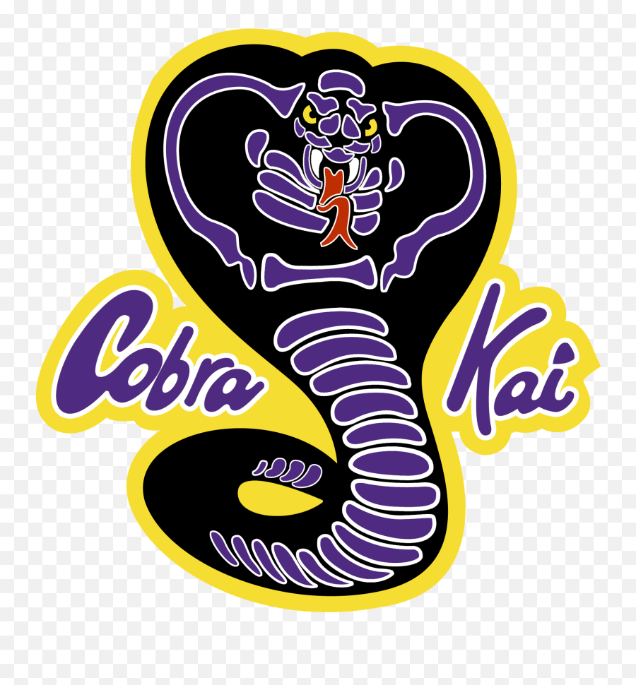 Cobra Kai Logo Black And White Full Size Png Download - Cobra Kai Logo Drawing,Cobra Logo Png