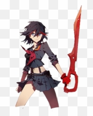Killlakill Kill Ryuko Matoi Sticker By - Fictional Character Png,Ryuko Matoi Transparent