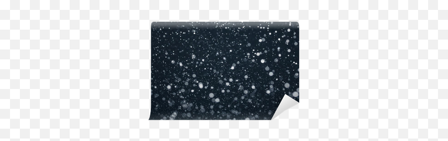 Snow Falling From Night Sky Wall Mural U2022 Pixers - We Live To Change Mat Png,Snow Falling Transparent