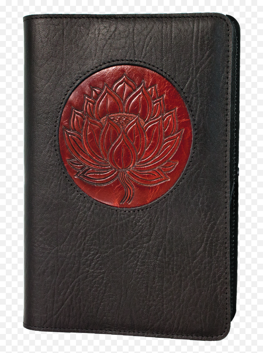 Leather Refillable Icon Journal Cover - Sacred Lotus Png,Lotus Flower Icon