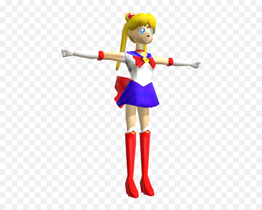 Usagi Tsukino Moon - 3d Adventures Of Sailor Moon Model Png,Usagi Tsukino Icon