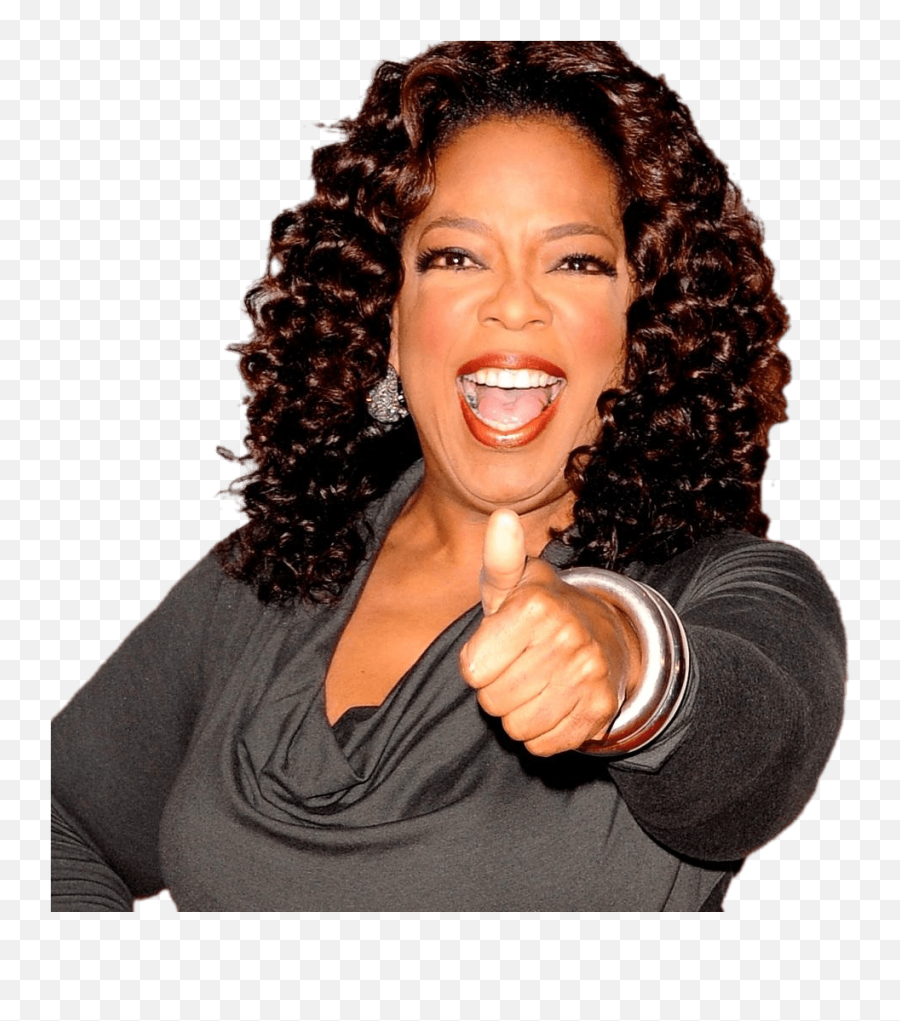 Oprah Winfrey Thumbs Up Transparent Png 701659 - Png Images Oprah Winfrey Png,Thumbs Up Transparent