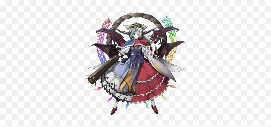 18 Shinki Touhou Art - All Touhou Designs Combined Png,Toyosatomimi No Miko Icon