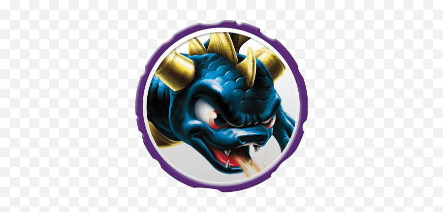 Download Legendary Spyro Icon - Skylanders Dark Spyro Full Dragon Png,Spyro Png
