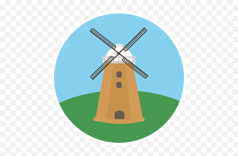 Windmill - Free Nature Icons Icon Png,Windmill Icon Vector