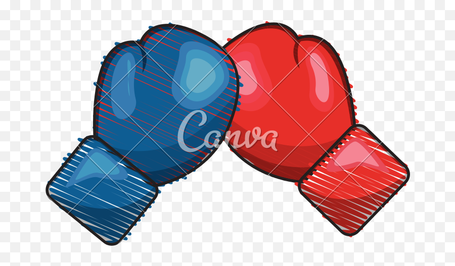 Color Boxing Gloves Icon - Boxing 800x800 Png Clipart Make Money On Canva,Boxer Icon