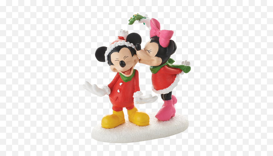 Disney Christmas Decorations Mickey Mouse - Mickey Kiss Minnie Mistletoe Png,Mickey Mouse Icon Ornament