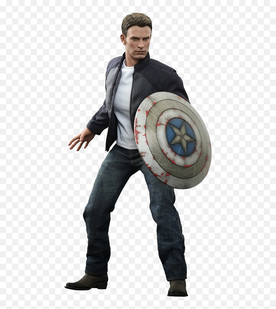 Captain America Title Png - Hot Toys Captain America Winter Soldier,Steve Rogers Png