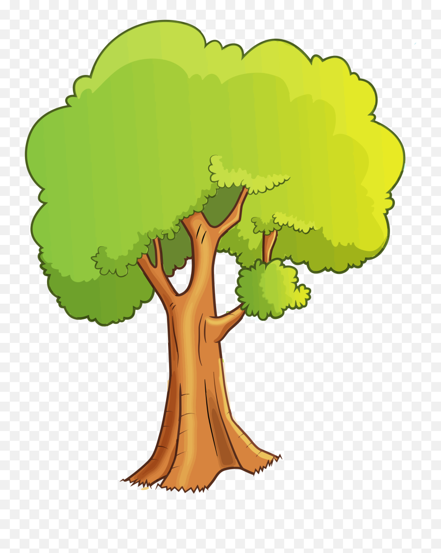 Clip Art - Transparent Background Tree Cartoon Png,Tree Canopy Png