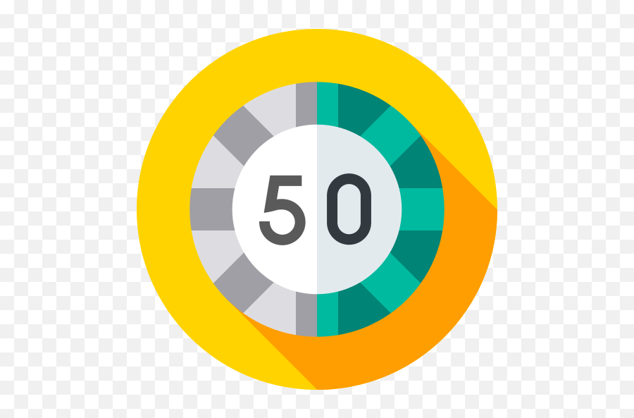 50 Percent - Free Interface Icons Dot Png,50s Icon