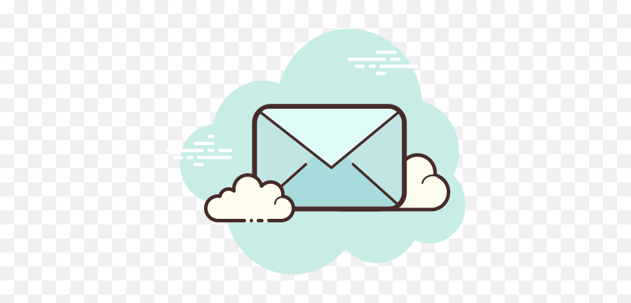 Mail Icon In Cloud Style - Mail Icon Aesthetic Cloud Png,New Mail Icon