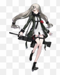 Image Result For Mg4 Girls Frontline - Grey Haired Anime Girl Png,Hot Anime Girl Png