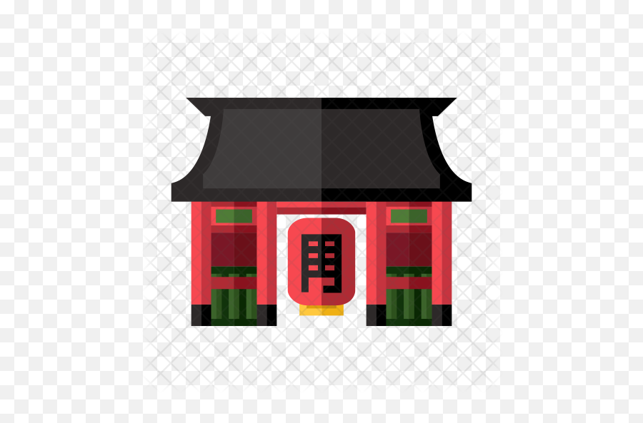 Sensoji Temple Icon - Sensoji Temple Icon Png,Temple Logo Png