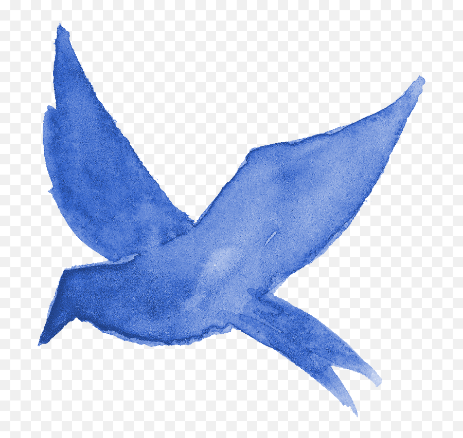 13 Watercolor Bird Silhouette - Bird Painting Transparent Background Png,13 Png