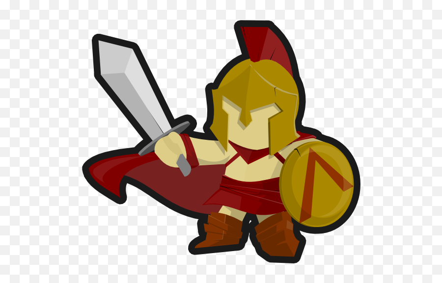 Spartan Clipart Png - Spartan Soldier Clipart,Spartan Png