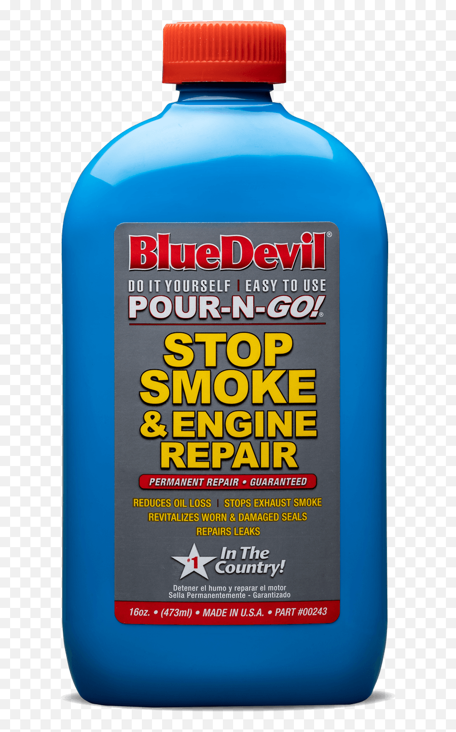 Stop Smoke And Engine Repair Leak Point Bluedevil - Blue Devil Stop Smoke Png,Exhaust Smoke Png