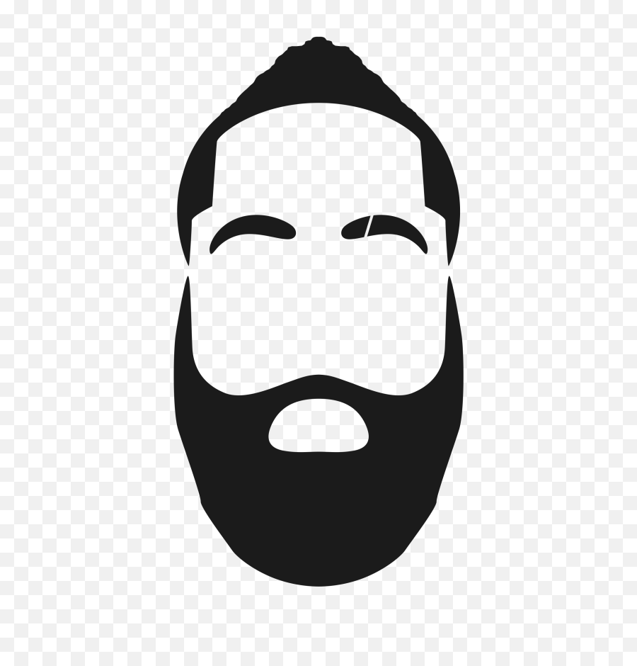 Download Hd James Harden Mask - James Harden Cartoon Beard James Harden Icon Png,Beard Png Transparent