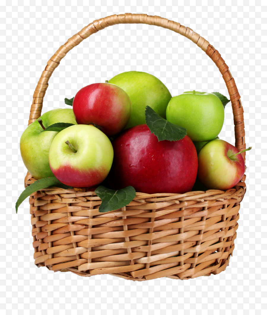 Basket Of Apple Png - Basket Of Apples Png,Apple Png