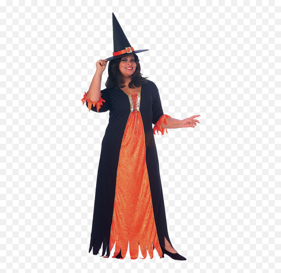 Gothic Witch Halloween Costume Png - Woman Witch Costume Png,Witch Transparent Background