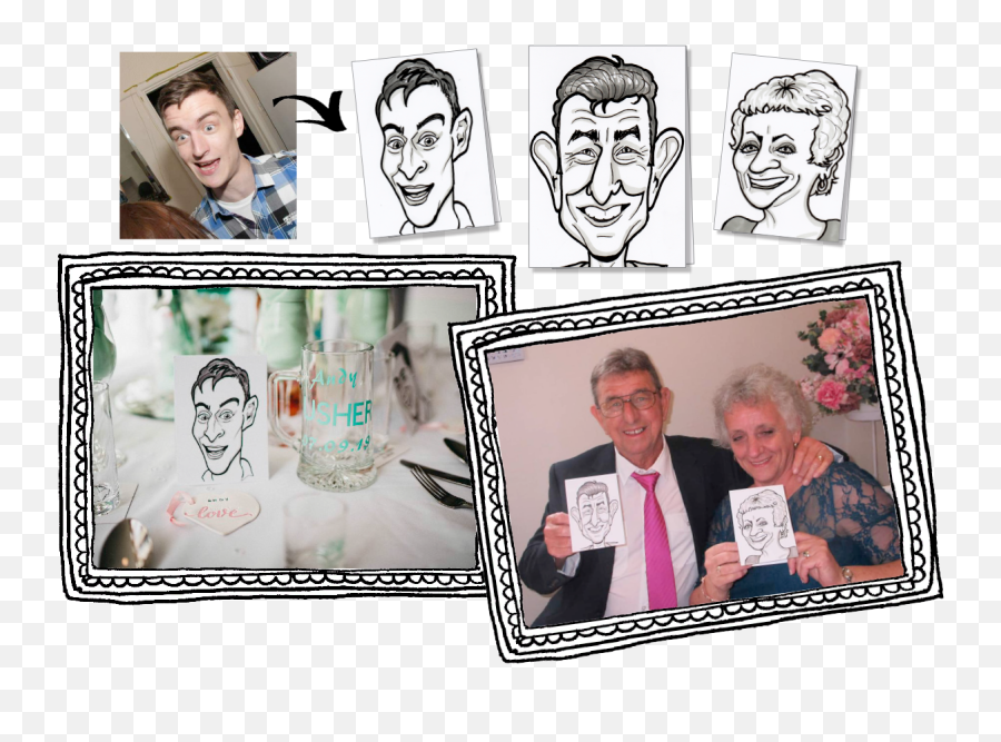 Caricature Place Settingscornwall Caricatures Cornwall - Sketch Png,Place Setting Png