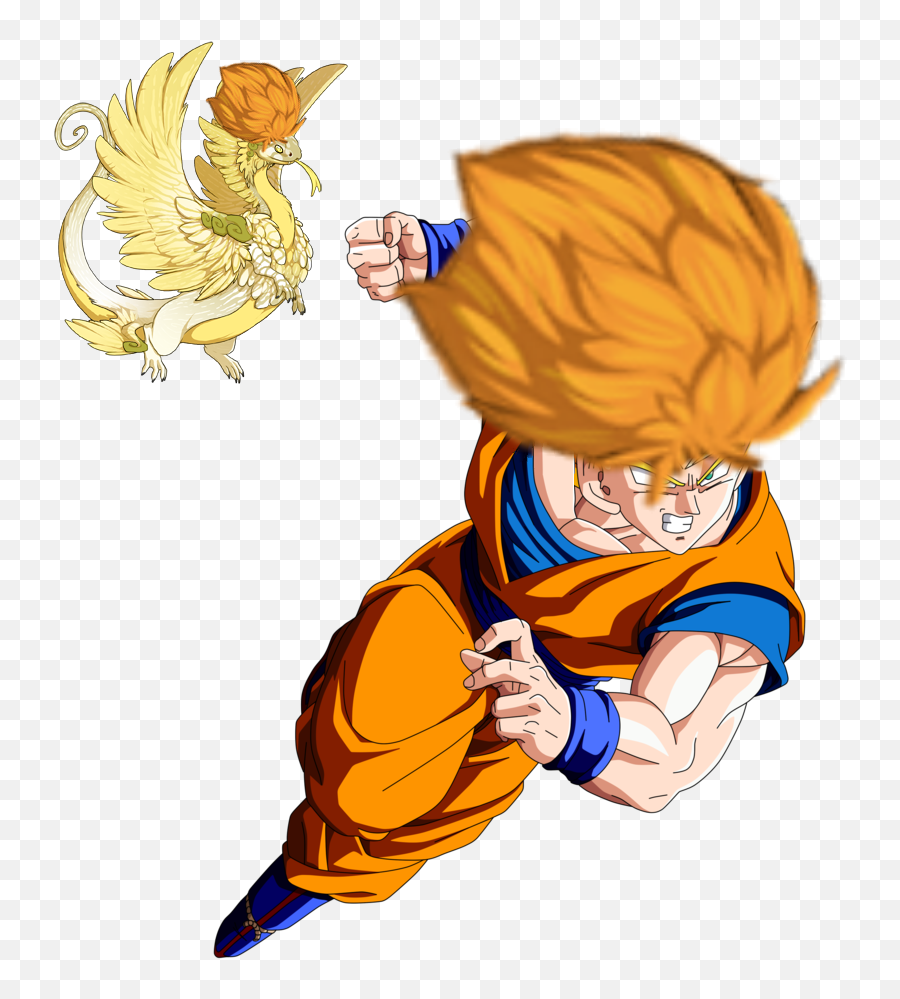 Super Sayin Hair Png - Super Saiyan Hair 4ei5tml Dragon Super Saiyan Goku Png,Goku Hair Transparent