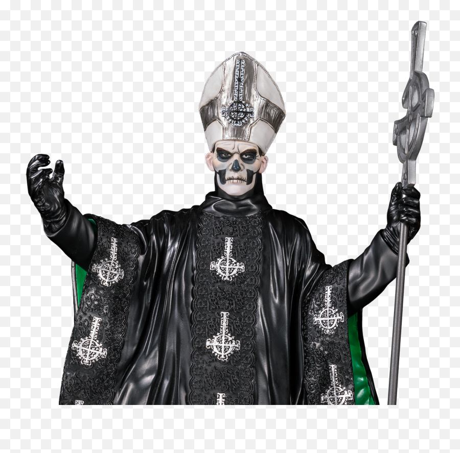 Papa Emeritus Ii Scale Statue - Ghost Papa Emeritus 2 Png,Ghost Silhouette Png