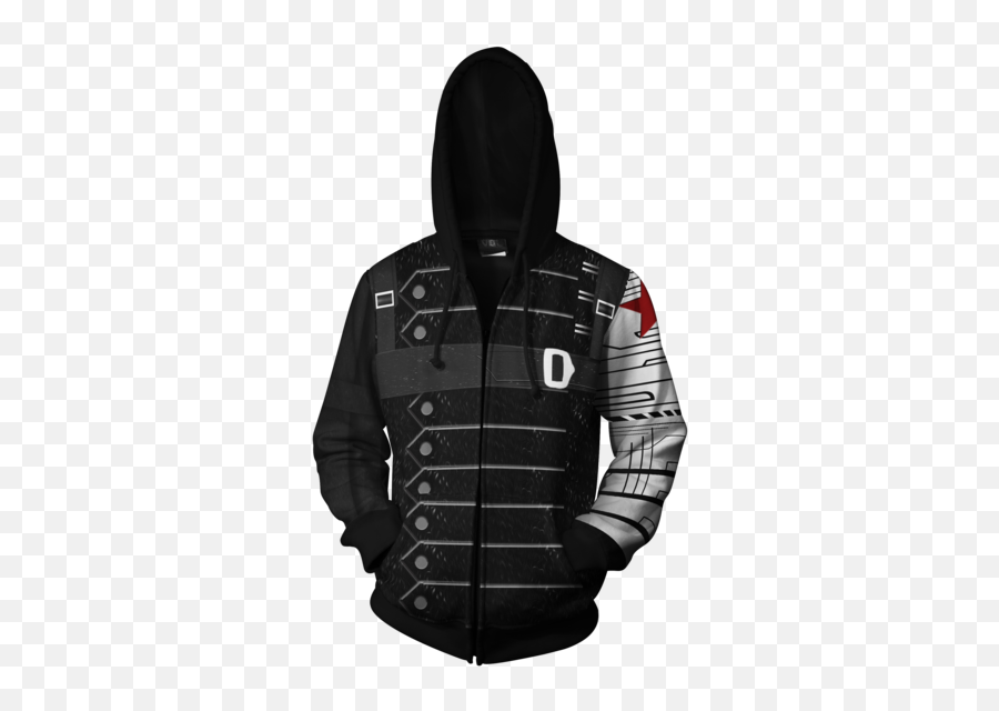 Marvel Winter Soldier Zip - Native Pride Hoodie Png,Winter Soldier Png