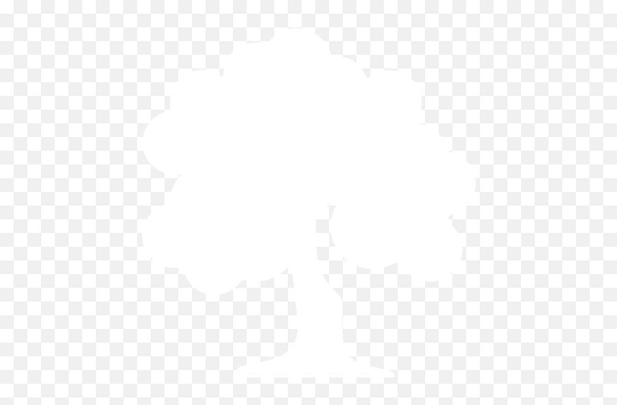 White Deciduous Tree Icon - Think Bubble Png,White Tree Png