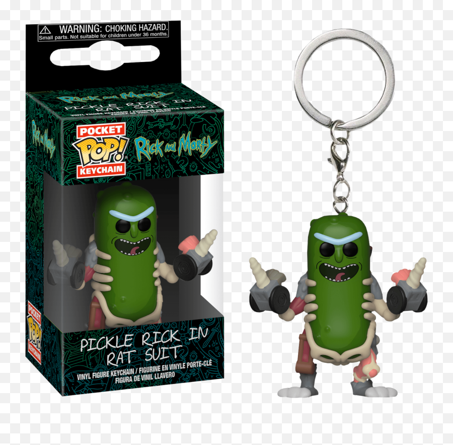 Pickle Rick In Rat Suit Pocket Pop - Rick And Morty Pickle Rick Funko Png,Pickle Rick Png