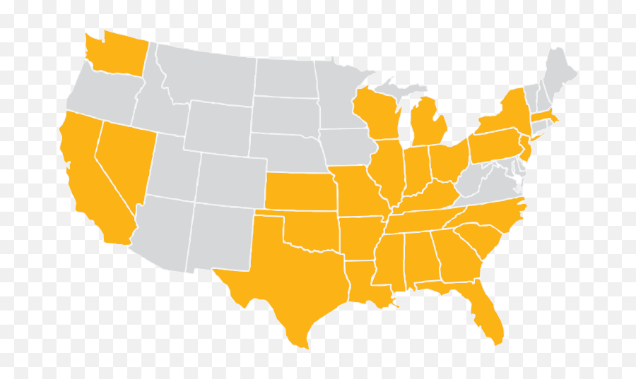 Time Warner Cable Png - States With Charter Schools,Us Map Transparent Background