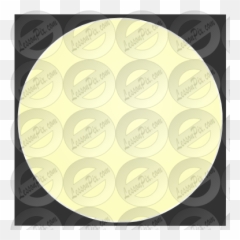 Full Moon Stencil For Classroom Therapy Use - Great Circle png