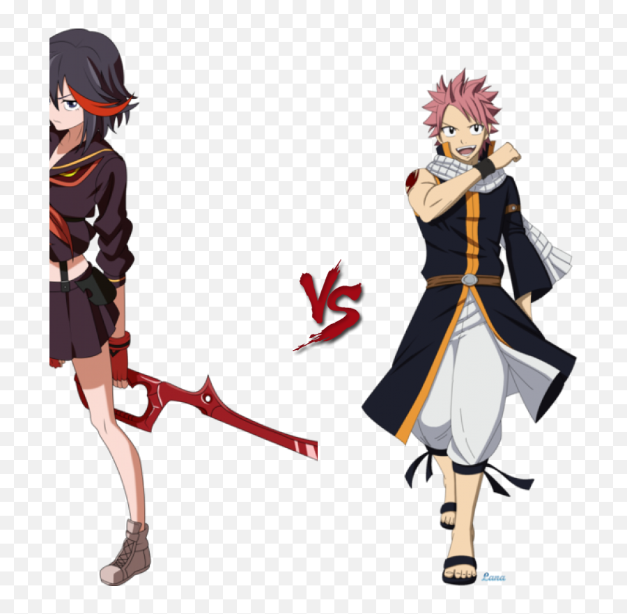 Round One Fight - Ryuko Matoi Vs Natsu Dragneel Kill La Kill Png,Ryuko Matoi Png