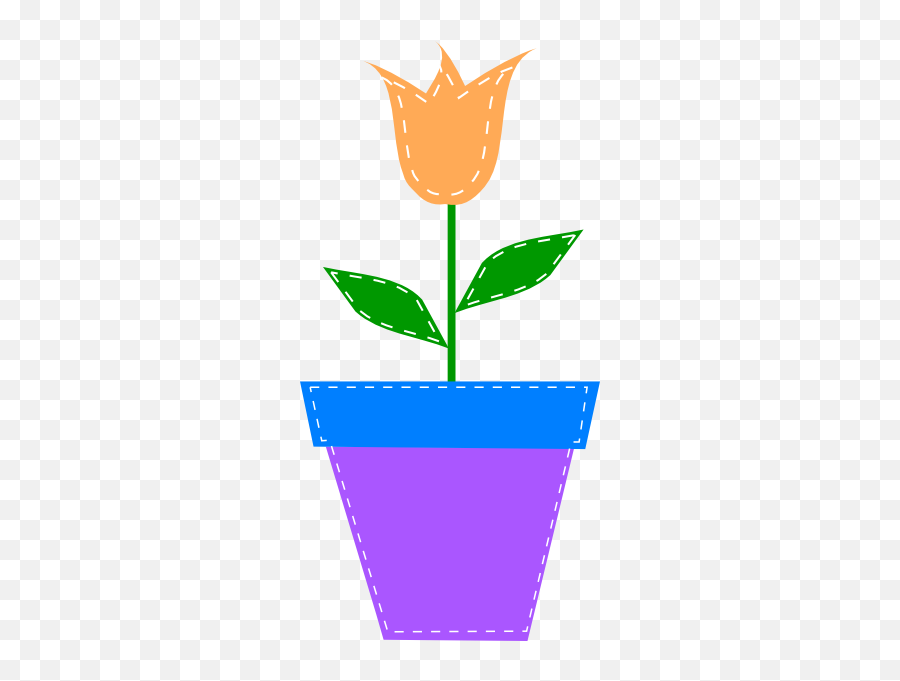 Download Spring Clipart Png For Web Image With No - Tulip Flower Pot Clipart,Spring Clipart Png