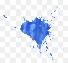 Blue Watercolor Stain Png 2 Image - Blue Paint Splash Transparent,Stain Png