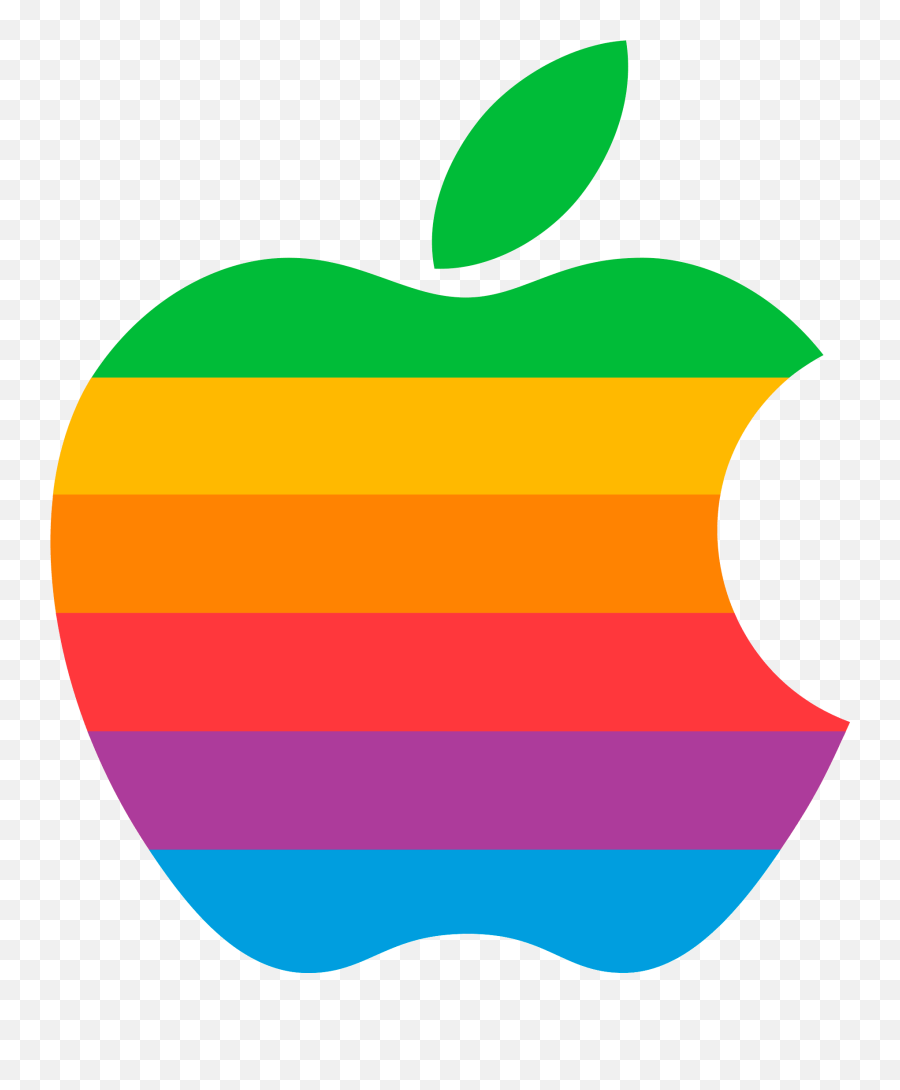 Apple Logo - Retro Apple Logo Transparent Png,Apple Logo Pictures