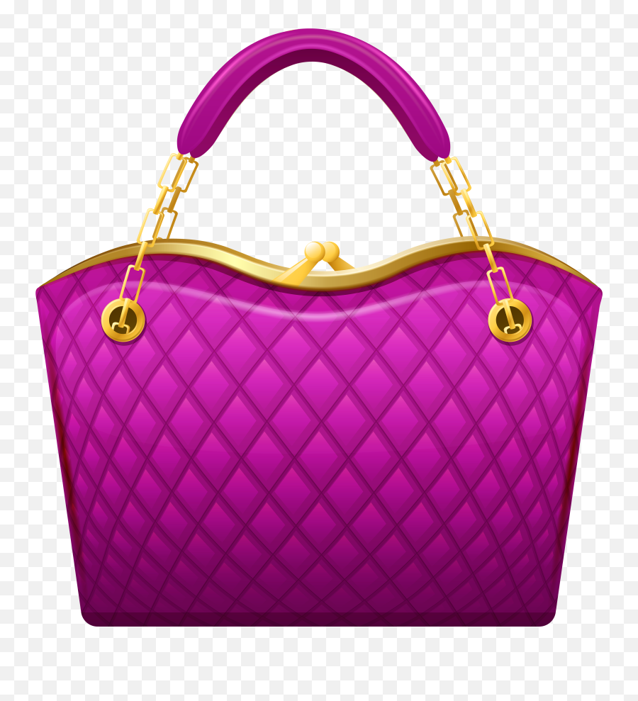 Pink Handbag Png Clip Art In 2020 - Handbag Png,Purse Png