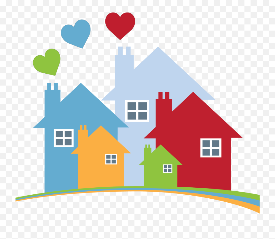 Warm Hearts Homes - Houses Transparent Background Png,Homes Png