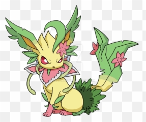 Pokemon Clip Four Season - Pokemon Leafeon Mega Evolution Png,Leafeon Png