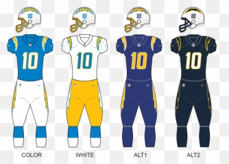 Los Angeles Chargers - Chargers Uniforms Png,La Rams Logo Png